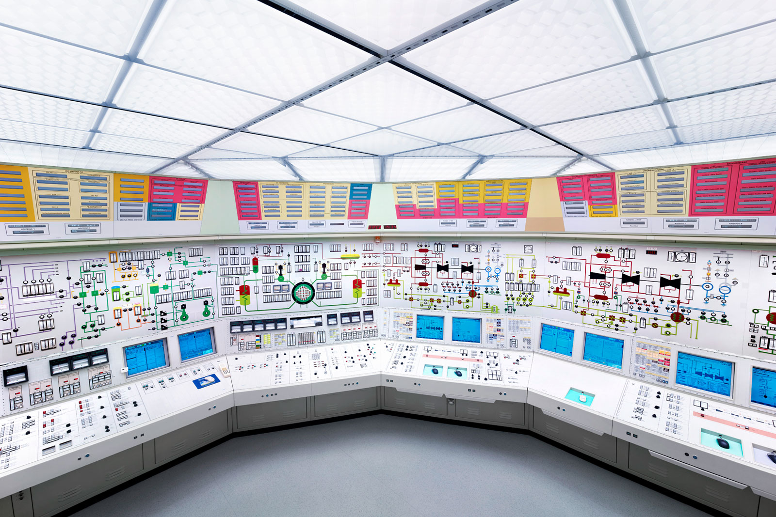 Beznau I Nuclear power plant, control room 2011