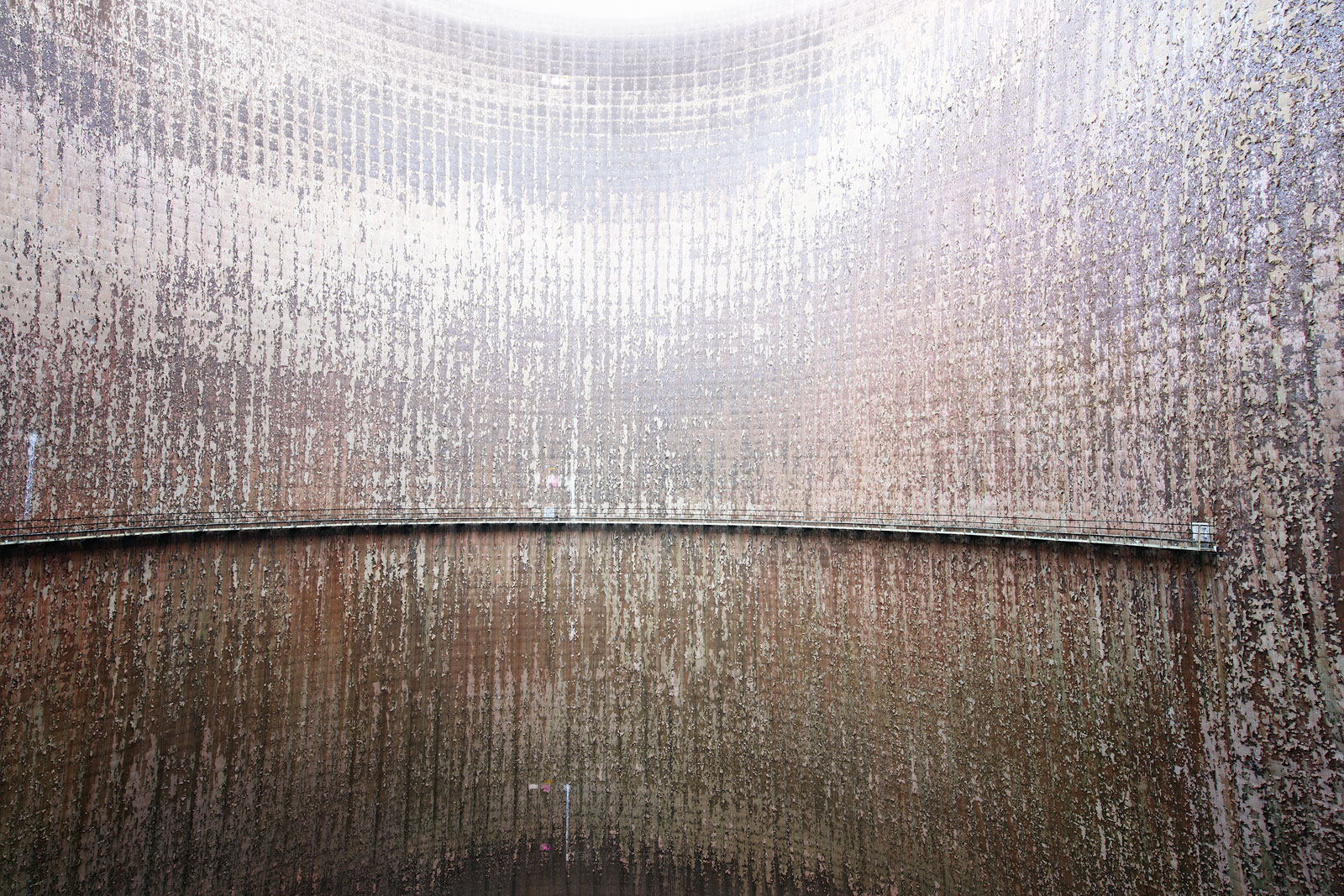 Leibstadt II Nuclear power plant, interior view of the cooling tower 2009
